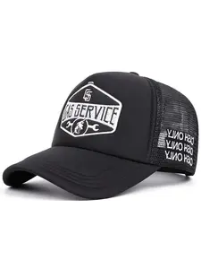 2025 Personalized Fashion New Breathable Mesh Hat Wrench Embroidery Men's Street Hip Hop Hat Street Dance Creative Skateboard Hat Women's Outdoor Leisure Sports Sunshade Hat Daily Life Commuting Decoration Baseball Hat Dome Mesh Cap Trucker Style Hat