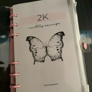 Monthly Savings Challenge Binder for Low-Income Beginners A6