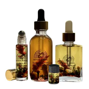 Dragon's Blood Unisex Pheromone Oil, Crystal Infused Pure Essential Oils, Flowers & Herbs