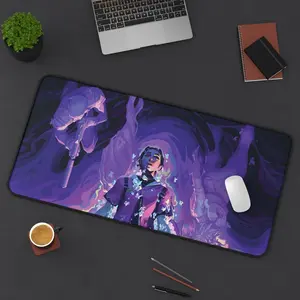 Gaming Mouse Pad, Clove Valorant Desk Mat for Gamers, Office Decor, Birthday Gift, Custom Design, Large Mousepad