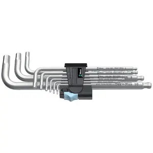WERA 05022720001 3950 PKL/9 LONG ARM BALLPOINT HEX KEY SET * MUST BE ORDERED IN BOX QTY OF 10