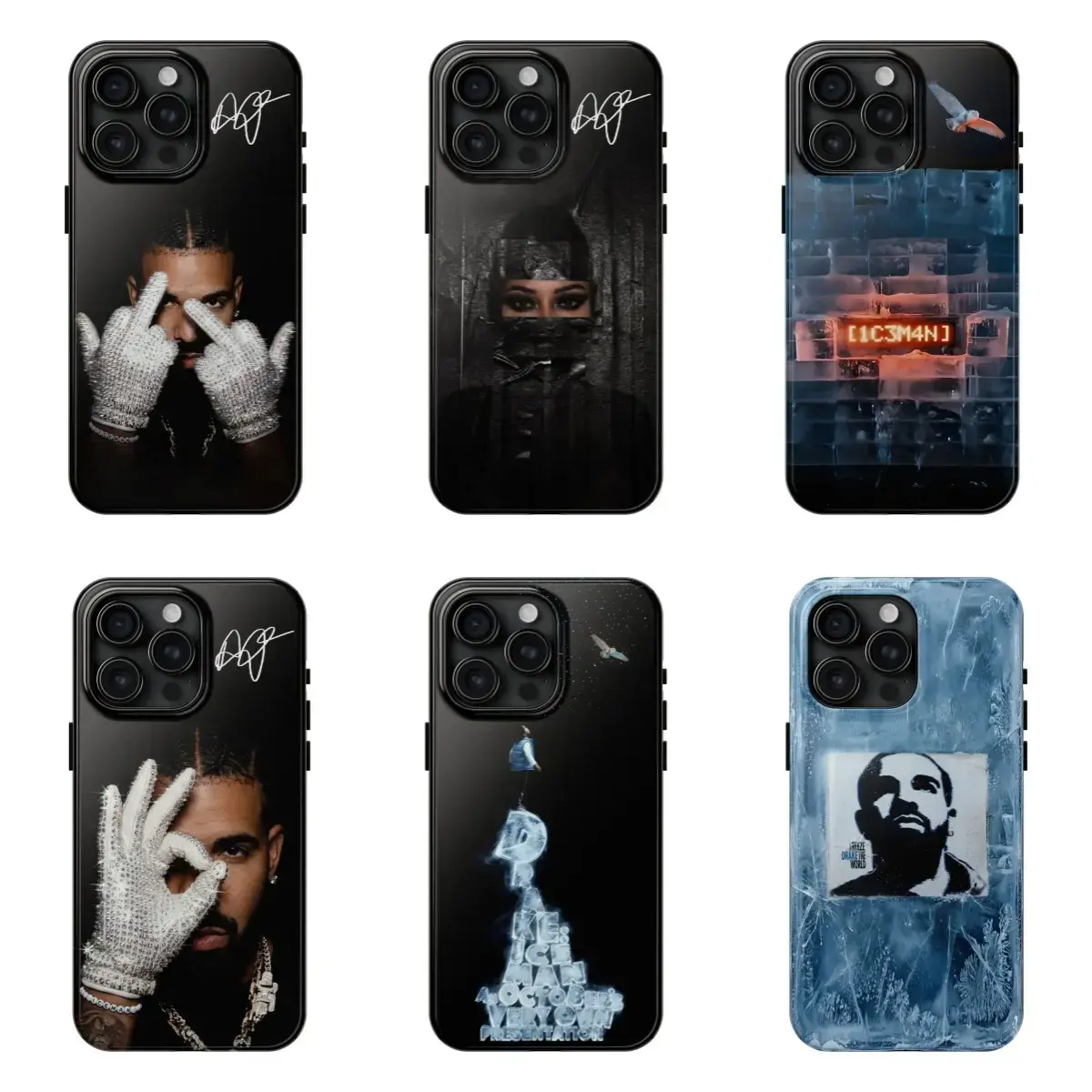 Drake Merch Smartphone Case, Classic OVO Artist Design Cellphone Shell - Last Case You'll Ever Need – Military Drop-Tested Tough Armor for iPhone 17 16 15 14 13 12 11 Pro Max Plus