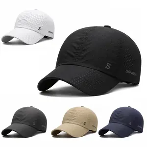 1/2Pack Men's Sunscreen Baseball Hat MeshBreathable Quick Drying Sports Hat UVResistant Suitable for Outdoor Sports inSummer