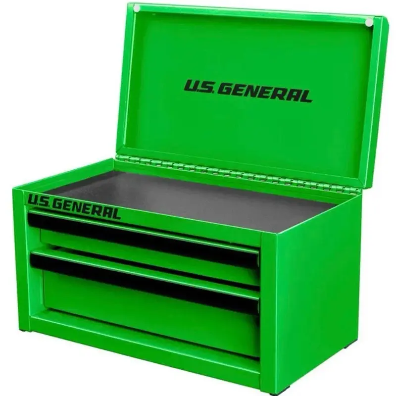 NEW U.S. GENERAL Mini Steel Toolbox