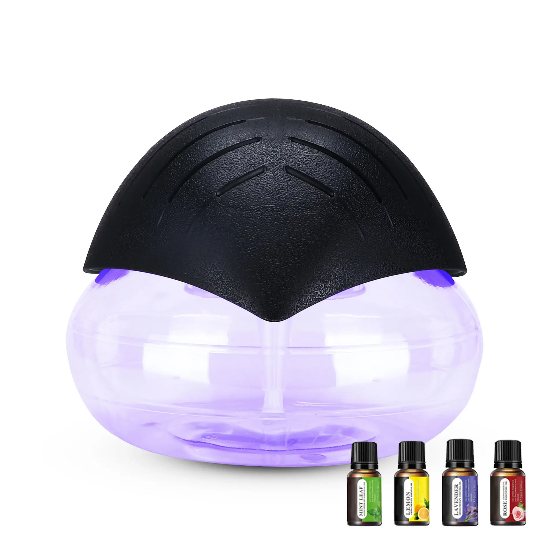 Kasardy Purifier Air Washer, Air Fresher Aroma Diffuser for Home, Office, Air Fresher with 7 LED Color Changing Mood Light (Black), Water filter air w