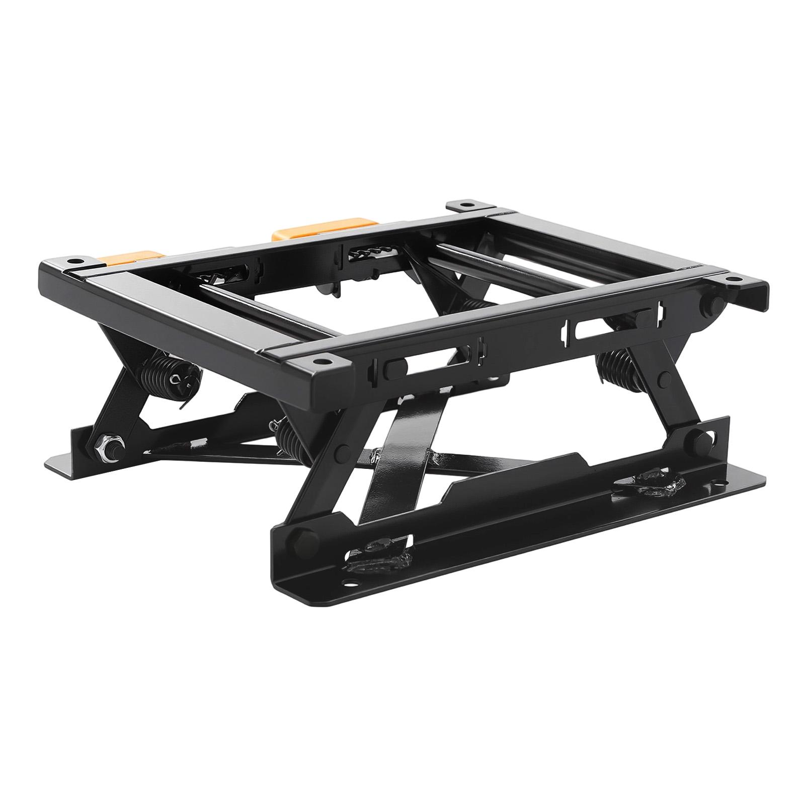 Adjustable Car Seat Lifter (2.76-5.12 inches), Heavy Duty Steel Seat Riser with Front/Rear Independent Adjustment, Ergonomic Design for Enhanced Visibility & Comfort, Easy Installation for RV Truck Sedan Commercial Vehicle