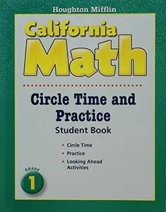 USED-Mathmatics, Circle Time and Practice Book Level 1: Houghton Mifflin Mathmatics California (Hmm California Math 2008) by Math (Paperback)