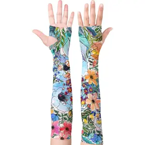 Gardening Sleeves Farm Sun Protection Arm Cooling Sleeves Thorn Proof Garden for Women Men with Thumb Hole