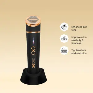 GLOAK Skin Rejuvenation Beauty Device - Facial Care Tool with Black Base and Gold Accents for Enhanced Comfort and Facial Care