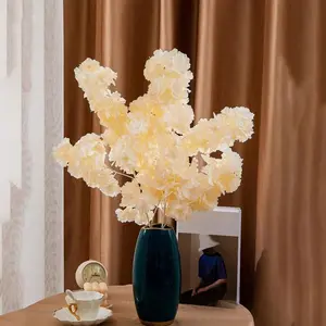 Artificial Cherry Blossom, Faux Flower without Vase, Fake Flower for Home Party Wedding Anniversary Festival Decoration, Fruit, Artificial Flowers Bouquet