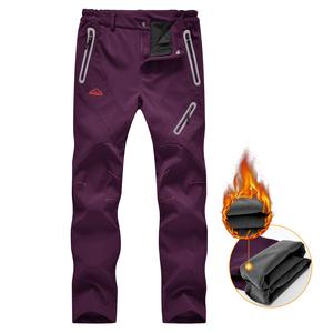 YSENTO Womens Fleece Lined Snow Pants Waterproof Trousers Thermal  Ladies Winter Outdoor Windproof Warm Softshell Hiking Fishing Ski Snow Pants