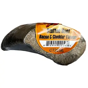 Scoochie Stuffed Cow Hooves Chew - Variety of Flavor for Aggressive Chewers Mental Dental Stimulation