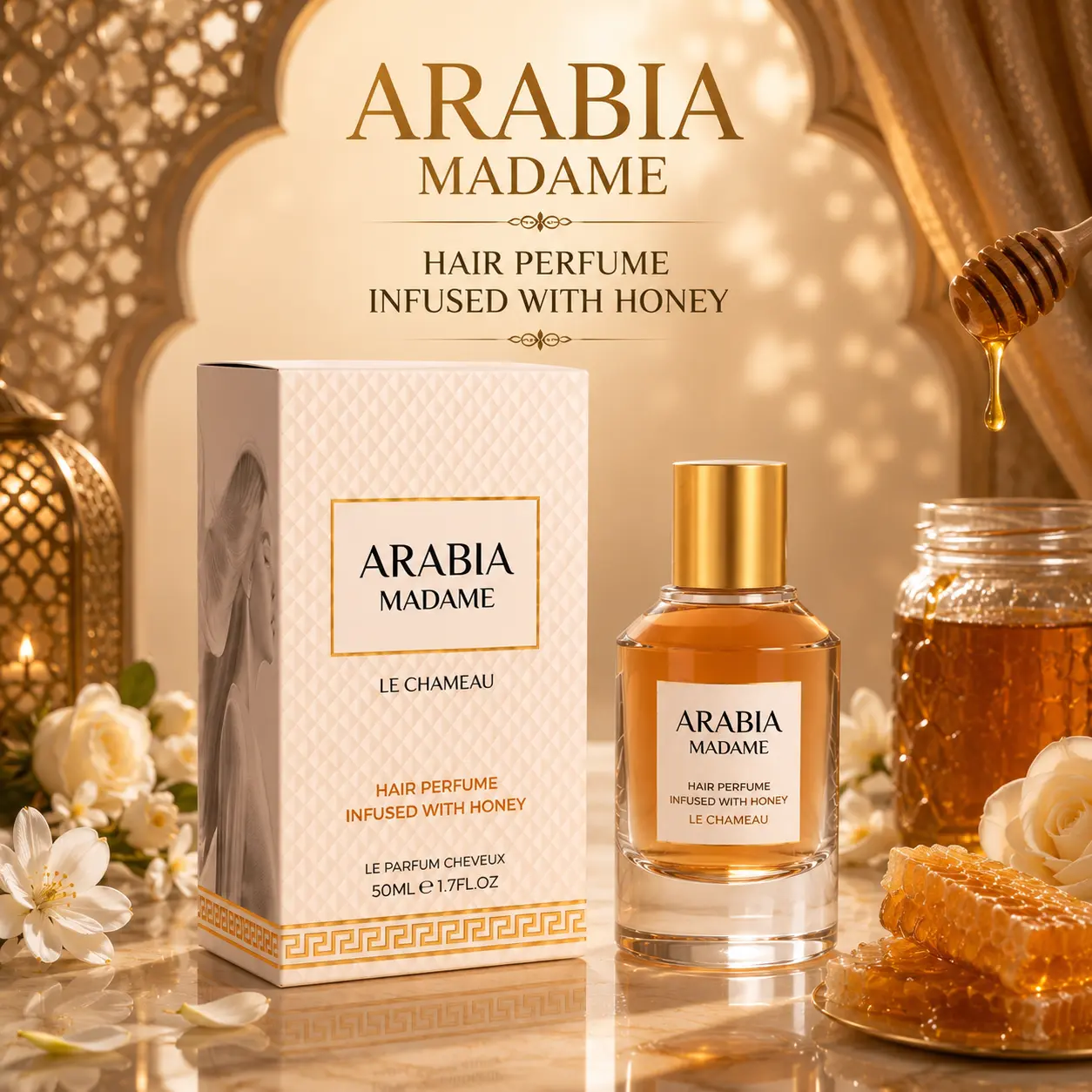 EMPER Women's Arabia Madame Hair Perfume, Honey-Infused, 50ml Single Item