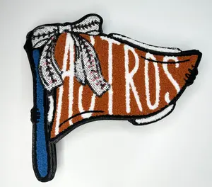 Astros Pennant Sequin & Chenille Patch