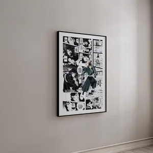 Manga Poster - Muichiro Tokito - Curated Manga Panels - Poster Print