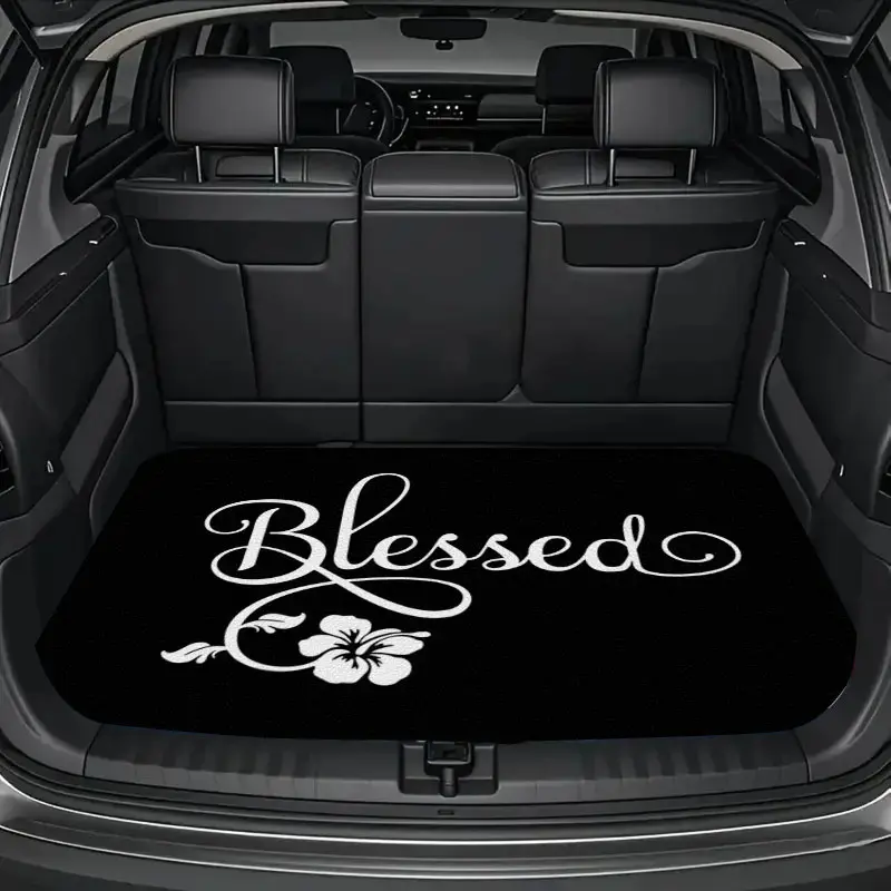Fit Car Trunk Liner Compatible for SUV, Sedan, Crossover & Off-Road Vehicles - Heavy-Duty All-Weather, Easy-Clean Durable Trunk Mat, Trunk, Cargo Liner (Fits Most) Car Interior Accessory