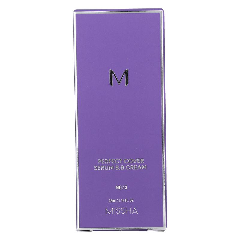 Missha Perfect Cover Serum B.B Cream, No. 13 Light Fair, 1.18 fl oz (35 ml)