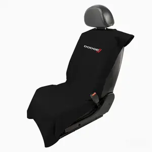 Seat Armour Dodge Black Seat Protector Towel - Soft Machine Washable Car Seat Cover - Easy to Install, Multipurpose Seat Towel