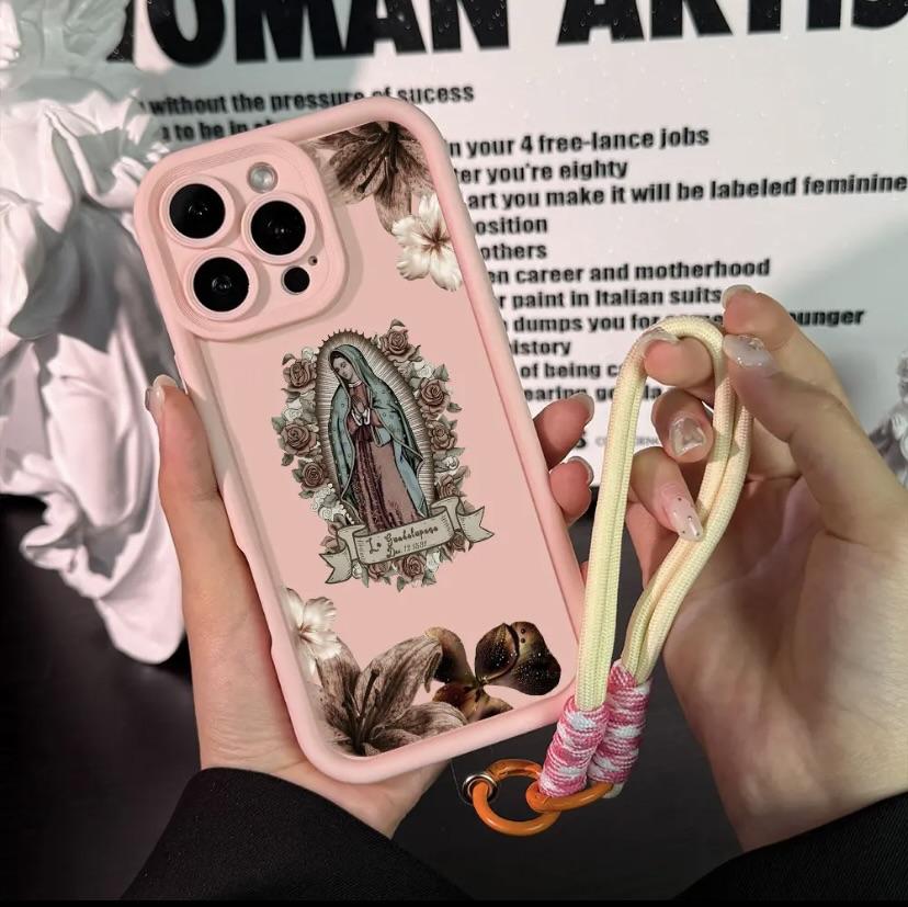 Virgin Mary and Flowers Pattern Phone case foriPhone Samsung 17Pro Max Air 16Plus E 15 14 1312 11 XR XS Galaxy S25 S24 S23 S22 A71 A56 A55A54 A53 A52 Note20 cases, Soft TPU, BumperDrop Protection, Rugged Durable Back Cover,Perfect Gift for Girls.AE7 Virgin Mary and Flowers Pattern Phone case foriPhone Samsung 17Pro Max Air 16Plus E 15 14 1312 11 XR XS Galaxy S25 S24 S23 S22 A71 A56 A55A54 A53 A52 Note20 cases, Soft TPU, BumperDrop Protection, Rugged Durable Back Cover,Perfect Gift for Girls.AE7