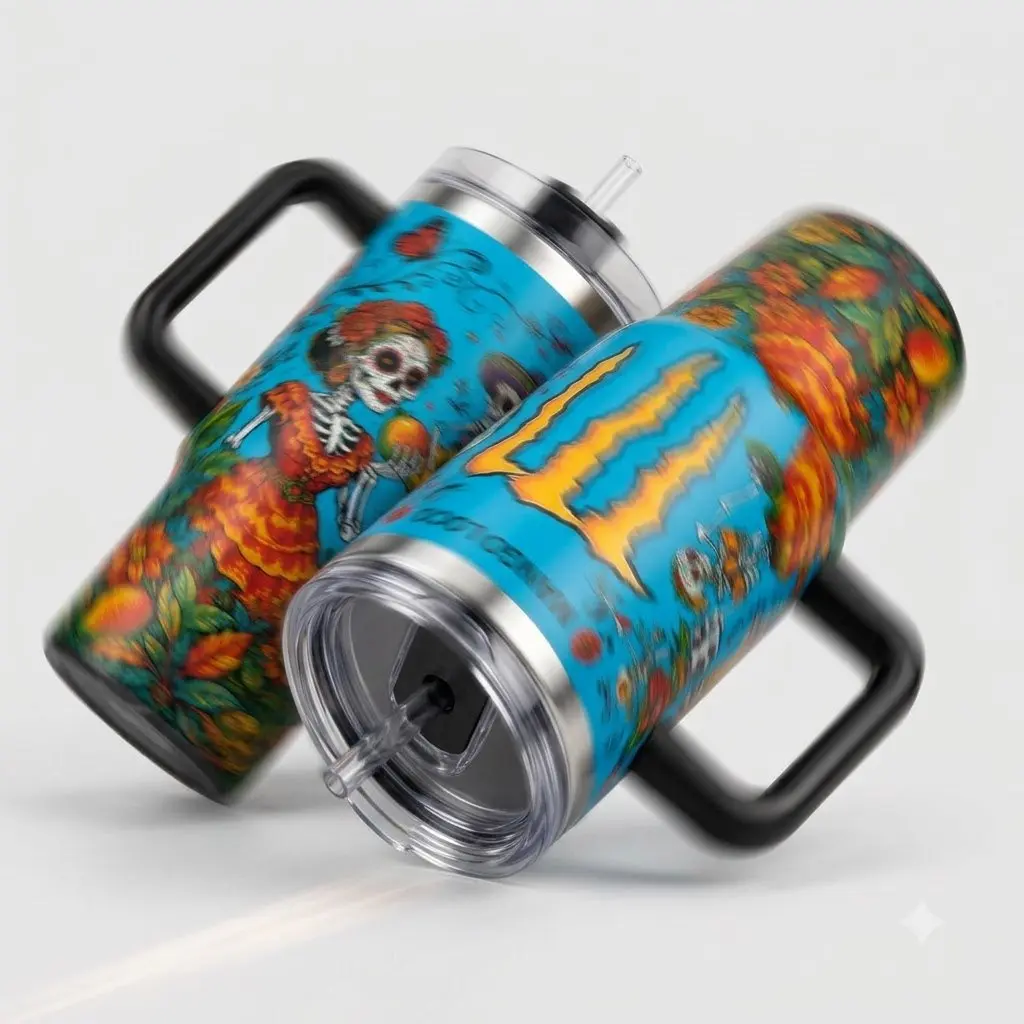 Coffee & Energy Drink Inspired 40oz 30oz 20oz Skinny Tumbler | Handmade Sublimation Tumbler