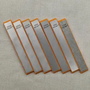 RSCHEF New Orange Base Diamond Whetstone for Knife Sharpener Sharpening Stone Diamond Whetstone Honing Stones Oil Stone SET