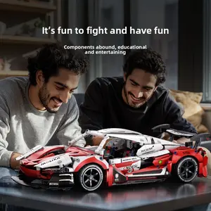 The Perfect Gift: 1:14 RC Supercar Model Kit | Building Blocks Racing Car for Boys | Birthday & Holiday Favorite Educational Parent-Child Game