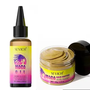Maca Root Powder Hair Butter Oil, Hair Oils for Hair Growth,Black Maca Hair Mask for Women & Men, Enhance Scalp Vitality, Relieve Dry Scalp, Keep Scalp Moisturized and Healthy, helps hair grow rapidly