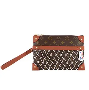 Pre-owned Louis Vuitton x NBA Collaboration 2.0 Capsule Series Chip Design Basketball Mesh Handbag