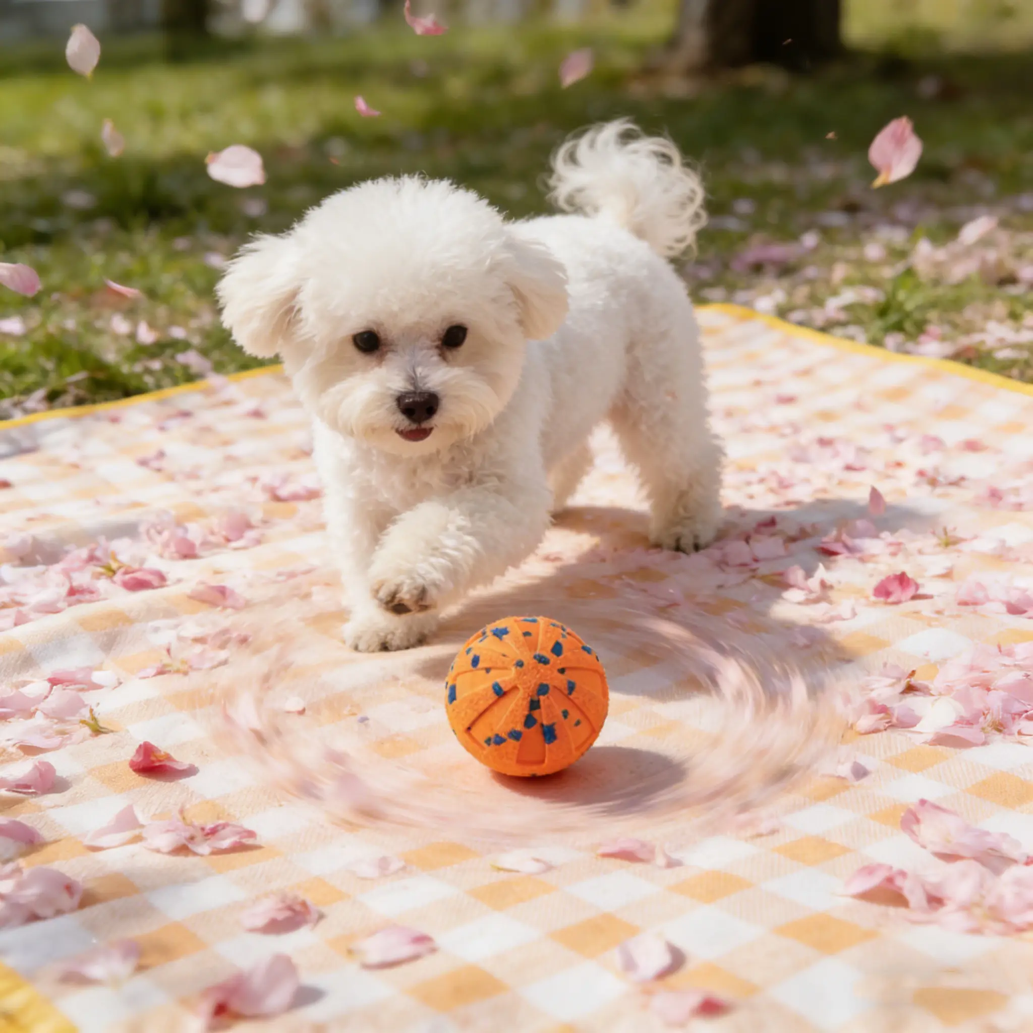 Booteely Rechargeable Thick TPU Anti-Bite Durable Dog Ball Toy - 8cm Diameter, Intelligent Shaking Walking Auto Move Toy, Upgraded Detachable Shell, Anti-Wear Interactive Soothing Design for Easy Cleaning, Universal Fit