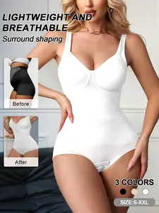 Women's High Elasticity Seamless Shapewear, Waist Cinching & Butt Lifting, Comfortable Fit, Available in S-Xxl, Body Sculpting Underwear
