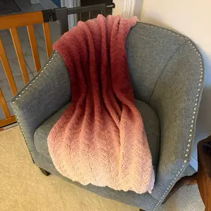Handmade crochet lap/stroller blanket