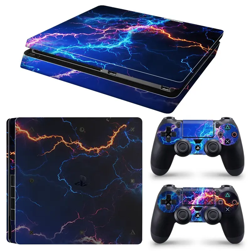 Ps4 Slim Controller Skin Stickers Cover, Waterproof Scratch-Resistant Custom Design, Durable Protective Film, Unique Handheld Decoration
