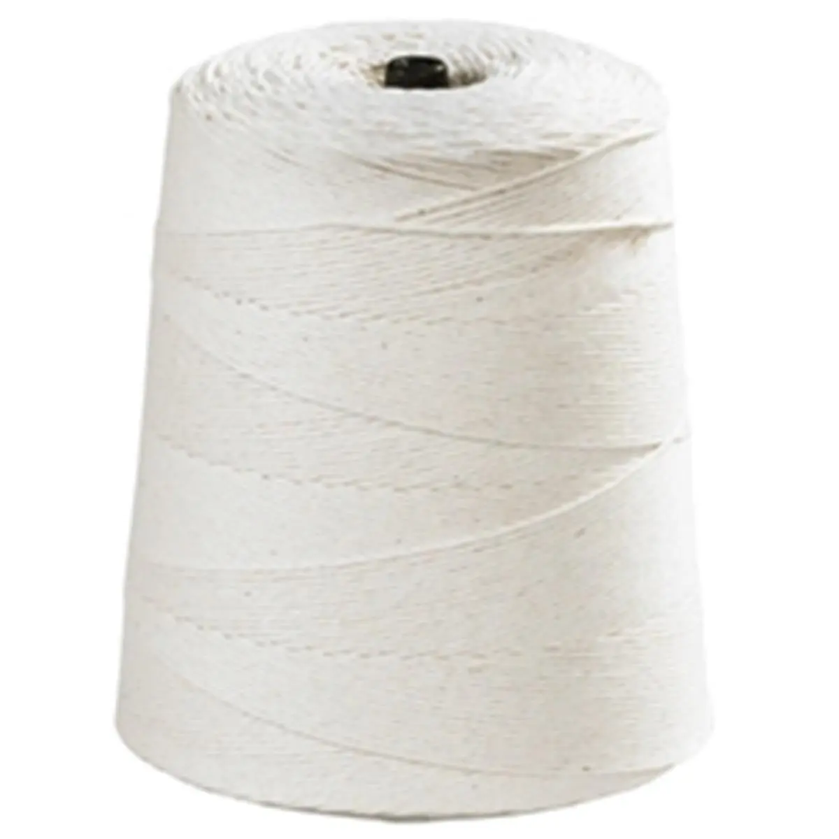 212 MAIN Soft Texture Unpolished 16-Ply 40 lb Cotton Twine Roll - 3100 ft White Light-Duty, Flexible, High Absorption Knotted Bundling Ties for Office Stationery, Binders, Gardening Tasks, Absorbs High Amounts Of Water