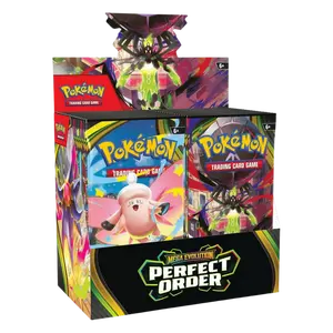 Pokemon Mega Evolution Perfect Order English Sealed Booster Box - Collectible Non-Sports Trading Card Box