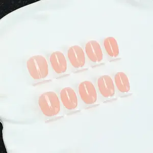 10 square handmade nail tips, Acrylic press on, Y2K Baddie style, nude color, milky white, duckbill, French edge design, Nail Art Diy, suitable for nail stickers, shiny nails for parties, weddings, daily wear, including toolkits, and gifts