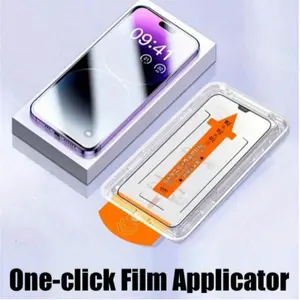 Privacy Screen Protecter for iPhone 15 Pro Max Plus,Auto Dust Elimination Screen Protector For iPhone 15,Magic Screen Protector,iPhone Screen Protector,Anti-Spy Screen Protector,Phone Accessories,Shockproof Full Coverage Tempered Glass screenprotector