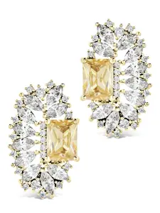 Nina Elongated CZ Stud Earrings