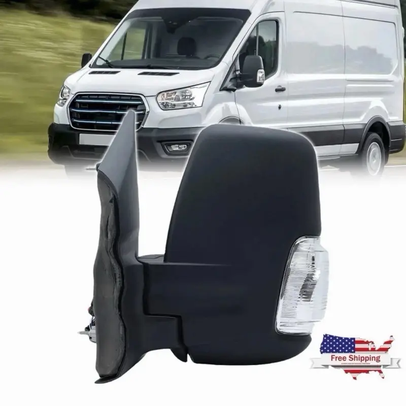 Left Driver Side Mirror Door Mirror for 2015-2025 Ford Transit 150 250 350 350HD