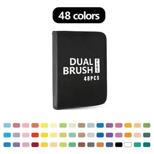 Dual-Ended Nail Art Brush Set, Water-Based Ink, Washable Soft Tip, Eco-Friendly Drawing Pens, Perfect Gift for Kids, Holiday Present
