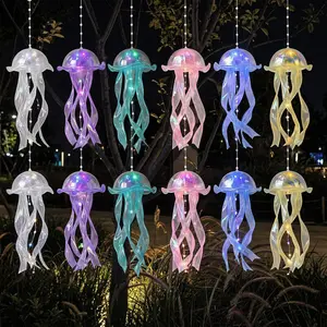 12 count LED Jellyfish Lanterns,  Ceiling Lanterns for  Themed Decor, Birthday Party Decorations, LED Jellyfish Decorations for Fun Pool Party  Theme