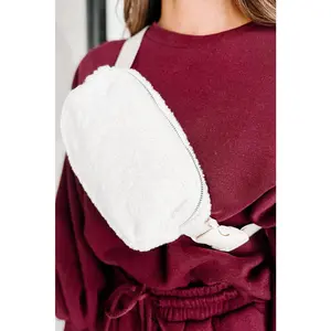 Hugh Adjustable Sherpa Crossbody Bag