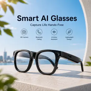 AI Smart Glasses,Bluetooth Smart Glasses,Smart Eyewear,Wireless Audio Glasses,Travel Glasses,Outdoor Smart Glasses,Hands Free Glasses,Bluetooth Eyewear