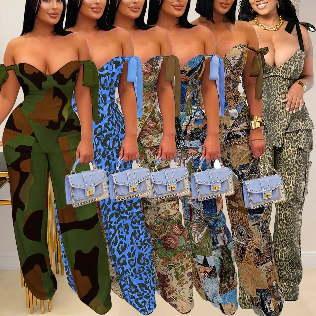 Women's Elegant 2-Piece Oil Painting Print Clothing Set - Long-Sleeve Top, Drawstring Multi-Pocket Pants, Normal & Plus Size, Street Style, Female Suit