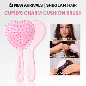 Cupid's Charm Sweet Heart Paddle Brush-Effortlessbeauty- Coachella-mothersdaygift