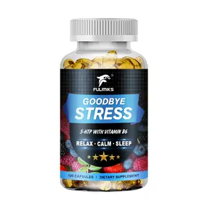 Fulimiks Anxie-T Stress Support Goodbye Stress, Hemp Capsules, High-Efficiency Formula, Nerve Health Support, Relieve Stress and Improve Comfort & For Memory Focus, Vitality and Energy, Sleep Formula- 5-Htp Magnesium Supplement