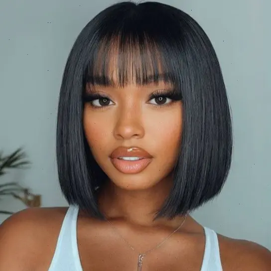 Straight Bob-Natural Black