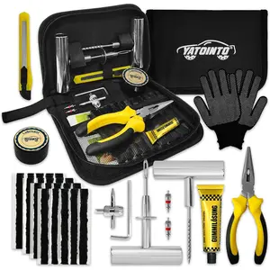 Tire Repair Kit with Plugs, 33 count  Tire Plug Kit Heavy Duty for , , , , SUV, RV, ATV, UTV, Tractor, Trailer