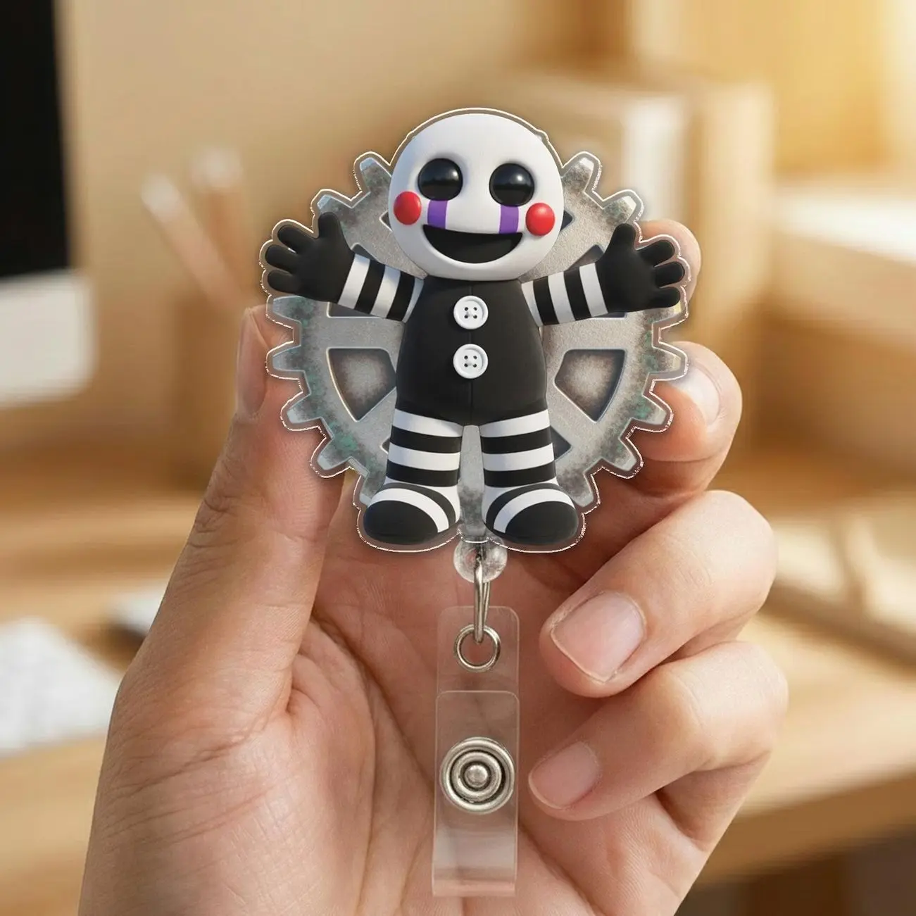 FNaF Badge Reel, Five Nights at Freddy’s Nurse ID Holder