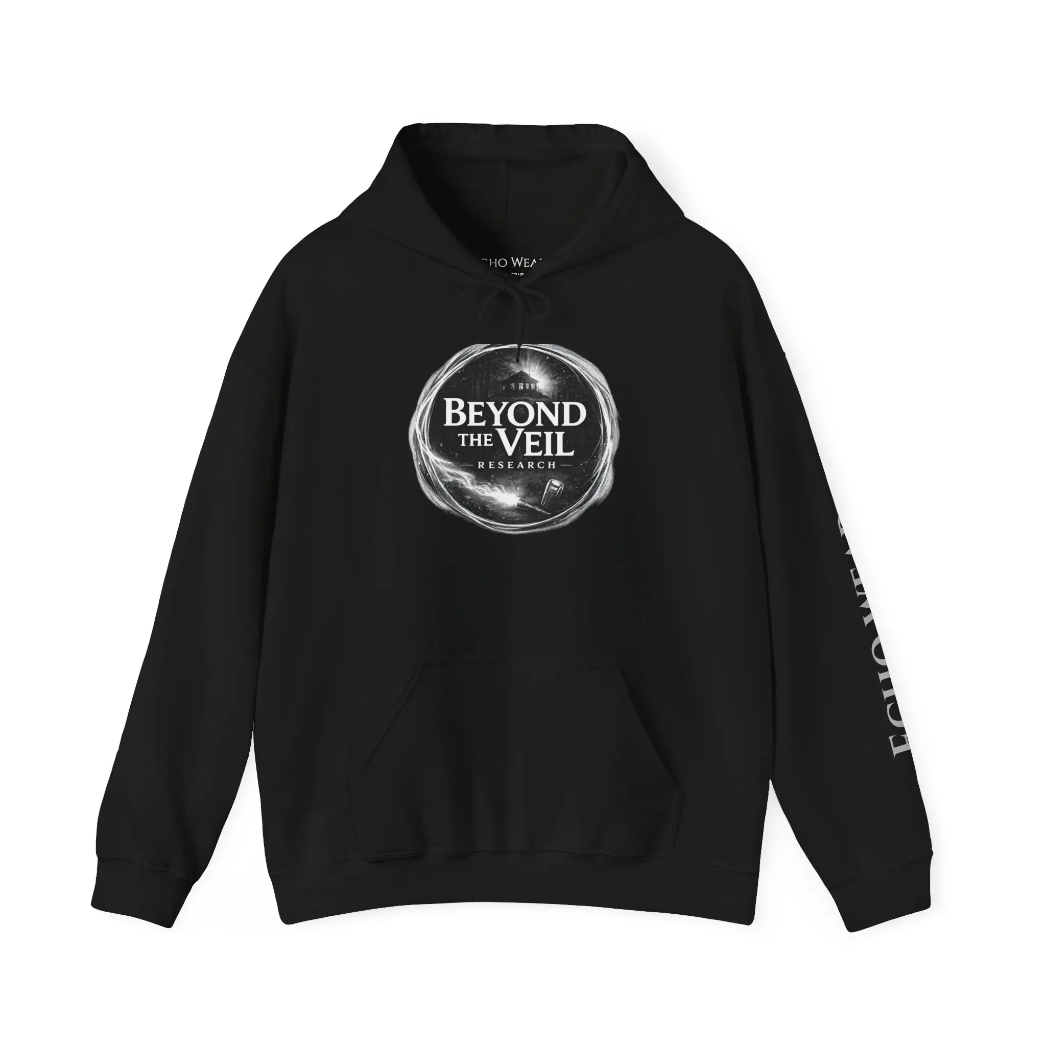 Beyond the Veil circle logo Hoodie | Echo Wear