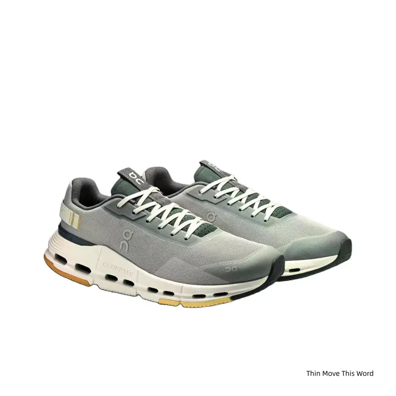 Vintage Platform Sports Sneakers For Men Women, Airy Breathable Woven Mesh Fabric, Unique Multi-Hollow Cushion Sole Design, Lightweight Shock Absorbing Footwear For Workout, Travel And Daily Commute Matching